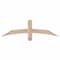 Ekena Millwork Bellingham Smooth Timber Gable Bracket, Douglas Fir, 48"W x 14"H x 1 1/2"D x 3 1/2"F, 7/12 Pitch GBW048X14X0204BEL00SDF - alternate 1